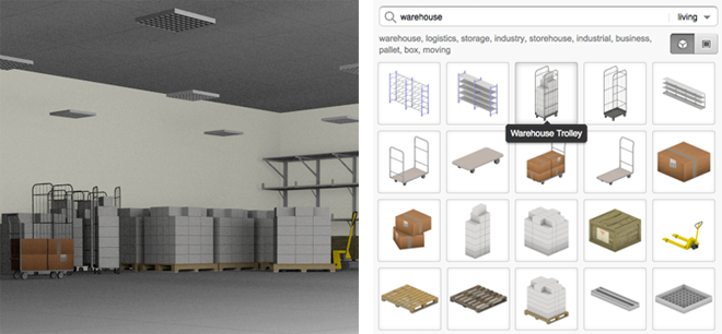 warehouse items