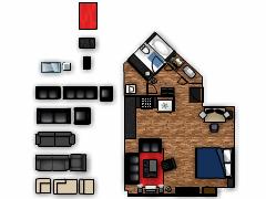 Hooey's Apartment - 176 Johnson, Unit 7G made with Floorplanner