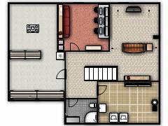 My first project - Basement remodel made with Floorplanner
