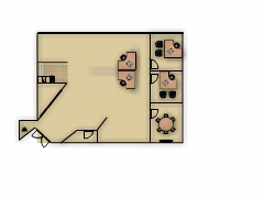 1000 Route 9,  Suite 304 - First design made with Floorplanner