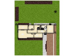 My first project - Grd Flr - 2D Detail made with Floorplanner