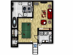 My House - First design made with Floorplanner