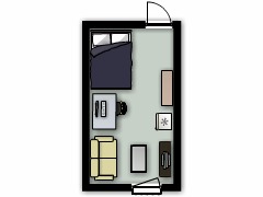 Mijn eerste project - Eerste ontwerp made with Floorplanner