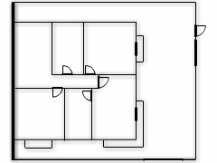 Meu primeiro projeto - qurtos made with Floorplanner