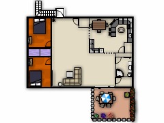 MomPoppyFLHome - MomPopFL2b made with Floorplanner