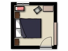 Dennis Bedroom - DRD Bedroom made with Floorplanner