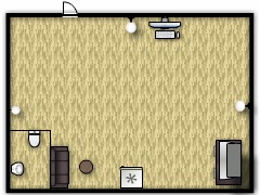 My first project - First design made with Floorplanner