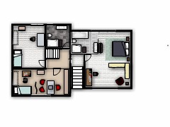Mijn eerste project - Eerste ontwerp made with Floorplanner