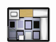 Dalee - kitchen(capreace made with Floorplanner