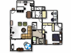 My first project - type a name made with Floorplanner