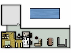 My first project - Russells house made with Floorplanner