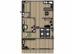 Meu primeiro projeto - Rosi made with Floorplanner