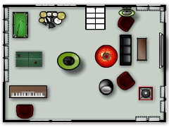My future house - The Attic made with Floorplanner