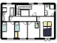 Projet F - Bas final made with Floorplanner