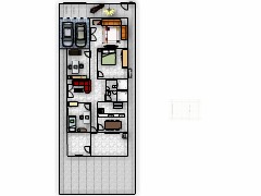 house joel - type a name made with Floorplanner