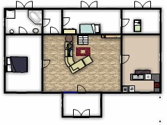 Houseee - Penthouse 1 made with Floorplanner