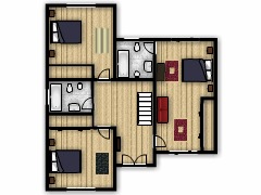 1ª casa - 1st floor 2nd proj made with Floorplanner