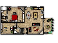 My Condo - First design made with Floorplanner