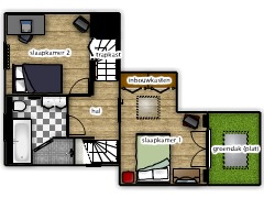 Mijn eerste project - weustenradezolder made with Floorplanner