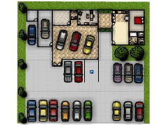 Car Dealer/Home - First design made with Floorplanner