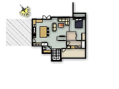 My first project - Lindal Basement made with Floorplanner