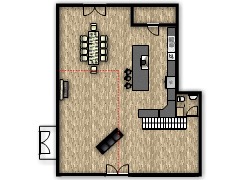 New floorplan - Draft 3 made with Floorplanner